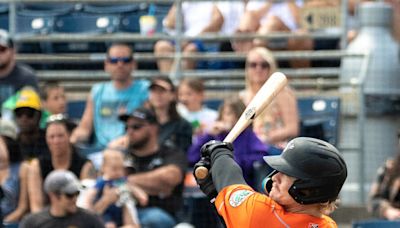 Kyle Stowers hits Tides’ all-time record-breaking 53rd career homer in weather-suspended game