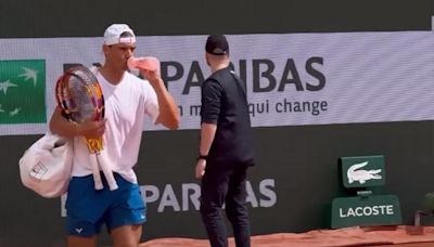 Watch: Rafael Nadal practices with his former Roland Garros rival