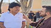 Expresidente de Bolivia, Evo Morales visita casillas electorales en Iztapalapa