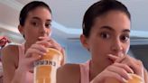 Kylie Jenner tries sister Kendall Jenner's new $23 Erewhon smoothie