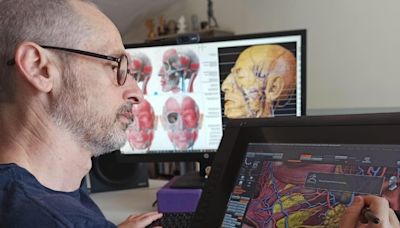 El escultor digital valenciano Rafa Zabala crea prototipos para uso médico