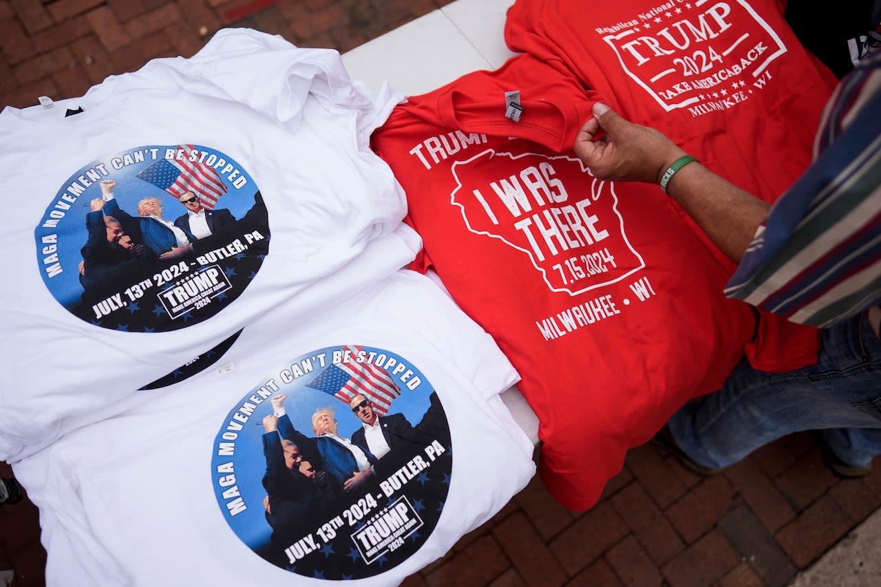 From T-shirts to tattoos, merch frenzy follows Trump assassination attempt