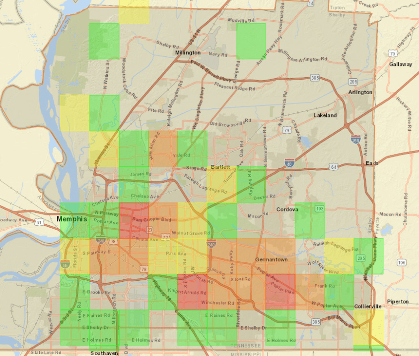 MLGW power outages jump as Francine rolls through