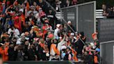 Orioles owner takes a turn in the Camden Yards ‘Splash Zone’ — and the team quickly scores twice