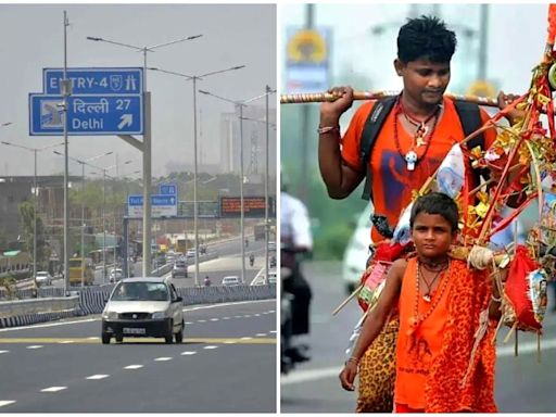 Attention Commuters: Traffic Restrictions on Delhi-Meerut Expressway, NH 58 for 14 Days for Kanwar Yatra; Check Dates