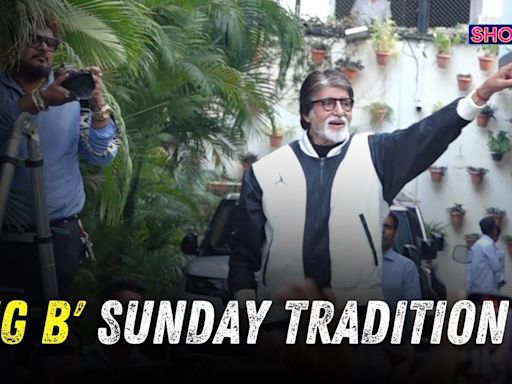 Amitabh Bachchan Keeps Up With Sunday Ritual At Jalsa; Meets Fans - News18