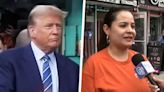 Residentes de Nueva York reaccionan a la visita de Donald Trump a una bodega de Harlem