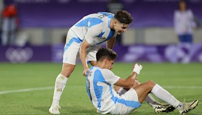 El gol que se perdió Giuliano Simeone en Argentina - Francia en los Juegos Olímpicos