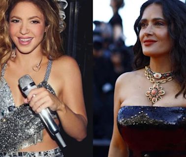 Shakira le dio un regalo especial a Salma Hayek y la actriz lo compartió en redes sociales: “Vivan las latinas”