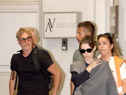 Rooney Mara and Joaquin Phoenix Arrive in Venice After Welcoming Second Child