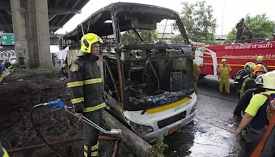 School bus catches fire in Thailand, 25 feared dead - ET Education