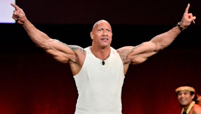 Dwayne 'the Rock' Johnson is showing off his gnarly bruise from a ruptured bursa sac. What is that?