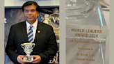 Dr Vivek Lall bags World Leaders Award at UK Parliament for critical tech