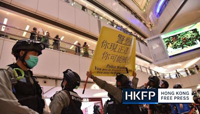 Hong Kong student charged with unlawful assembly over shopping mall protest 4 years ago