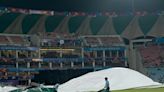 Fans scurry for cover at Australia-Sri Lanka World Cup match as dust storm rips banners off stadium roof
