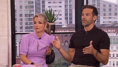 Morning Live's Gethin Jones tells co-star to 'stop talking' in 'heavy' live TV moment as Helen Skelton intervenes