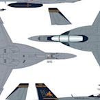 4月 HA5137 F18超級大黃蜂戰鬥機 FA-18F AC100 VFA-32 2023年
