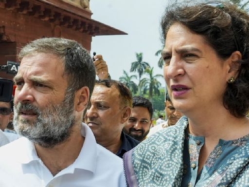 Rahul, Priyanka Gandhi Rush To Wayanad To Assess Landslide Damage