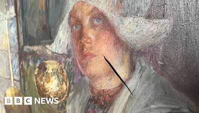 Festival exhibition features painting slashed by Hitler's guards