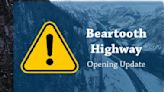 Beartooth Highway open on MT side after delay, remains closed on WY side