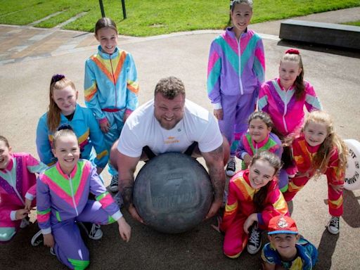 PICTURES: World’s Strongest Man winner Tom Stoltman muscles in on Inverness UHI open day