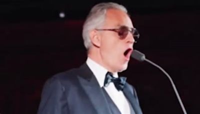 Andrea Bocelli sings Time to Say Goodbye in goosebump-inducing new live footage