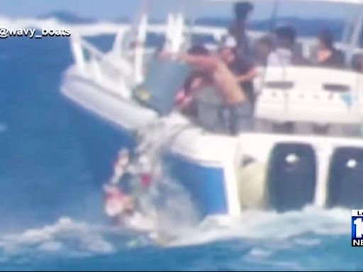 ‘Take the boat and jail them:’ Outrage over video showing boaters dumping trash off Florida coast