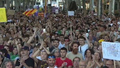 Des milliers de personnes à Majorque rassemblées contre le surtourisme