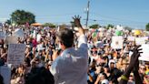 Abortion rights protesters swarmed Austin streets as anti-abortion activists celebrated