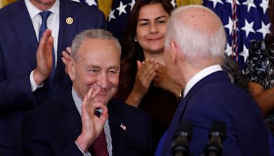 ‘I'm with Joe’: Biden relies on his ‘pal’ Chuck Schumer to save his presidential campaign