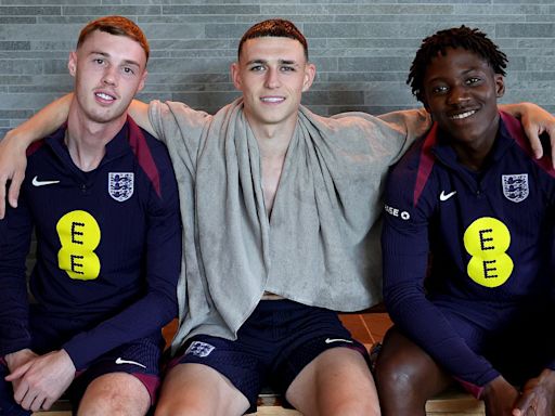 Bellingham and Co unwind in the pool the day after beating Switzerland