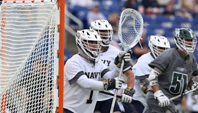 Navy men’s lacrosse beats Loyola Maryland, 12-10, for first Patriot League Tournament win since 2010