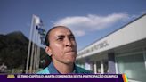 Em sua sexta Olimpíada, Marta revela alívio com convocação e projeta papel na Copa 2027 fora dos gramados