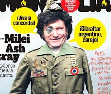 Milei y sus medidas, EN VIVO: “Javier se fue a la guerra”, las burlas de una revista española contra el Presidente