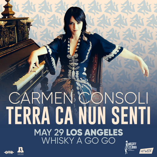 Italian music superstar Carmen Consoli live at Whisky A Go Go in Los Angeles at Whisky A Go Go 2024