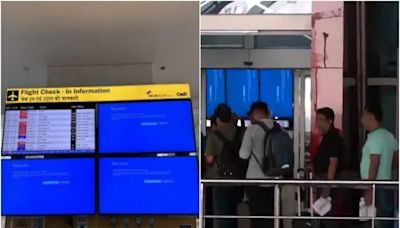 WATCH: Massive Queues At Delhi Airport As Check-In Services Hit Due To Microsoft Outage