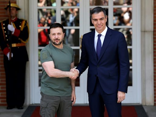 El presidente de Ucrania visita España para firmar un acuerdo de seguridad