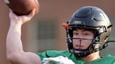 Graduate transfer quarterback Hank Bachmeier settling in during spring practice at Wake Forest