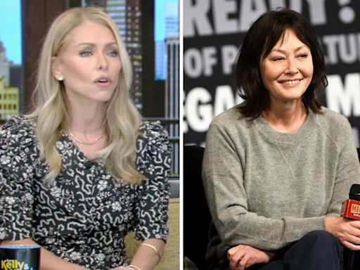 Kelly Ripa honors the late and "courageous" Shannen Doherty on 'Live': "A special person"