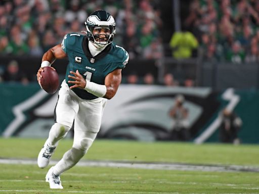 Jalen Hurts rushing yards: Eagles QB dominates with legs in 'Monday Night Football' loss