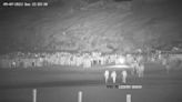 Infra-red CCTV cameras used at beach at Polzeath, Cornwall in late-night party crackdown