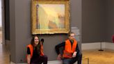 Climate Activists Toss Mashed Potatoes on Painting by French Impressionist Claude Monet in Germany