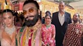 Unseen pictures from Anant Ambani-Radhika Merchant’s wedding: Ranveer Singh poses with Kim Kardashian, The Great Khali meets the bride and groom
