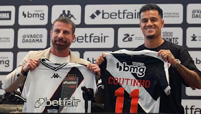 Philippe Coutinho es presentado con el Vasco da Gama: "He vuelto por amor al club"