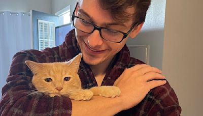 People Are Going Wild for Pommel Horse Olympic Gymnast's Cute Orange Cat