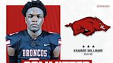Three-star wide receiver Kamare Williams commits to Arkansas