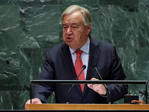 UN chief tells Israel that draft law blocking aid agency UNRWA would be 'catastrophe'