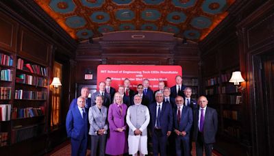 PM Modi attends 'fruitful' roundtable with CEOs of 15 US-based tech firms in New York