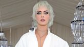 Cara Delevingne Honors Karl Lagerfeld at Met Gala by Recreating His Grey Hair and Signature Style