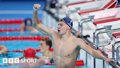 Olympic swimming: France's Leon Marchand wins 400m medley gold in Olympic record time